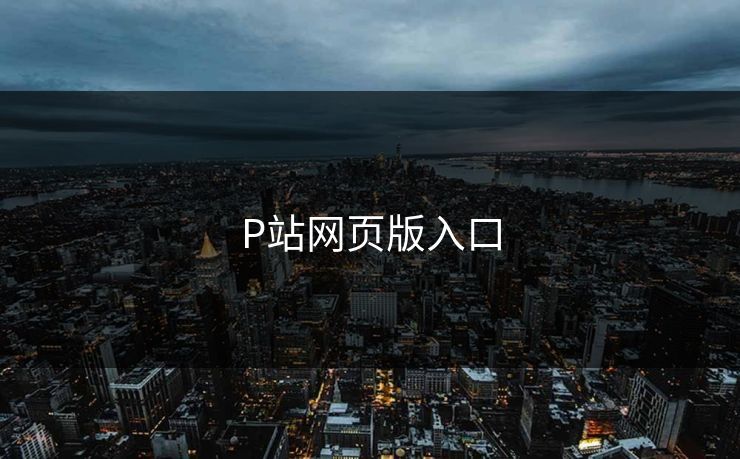 P站网页版入口 P站网页版入口