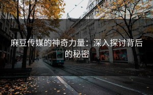 麻豆传媒的神奇力量：深入探讨背后的秘密
